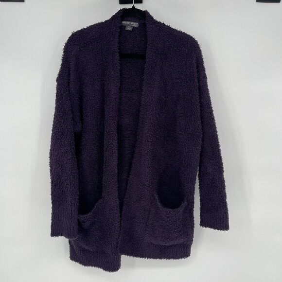 Barefoot Dreams Purple Cardigan - Picture 9 of 9